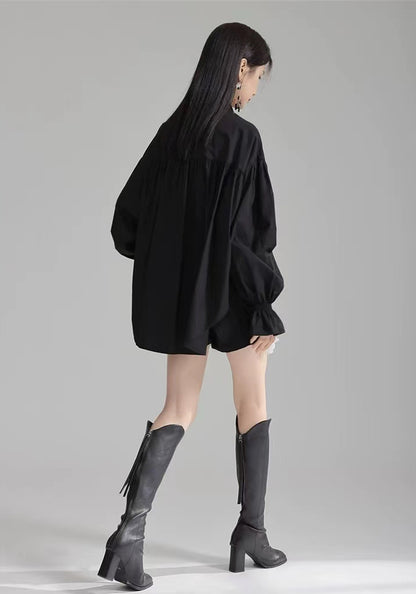 mid length bow shirt