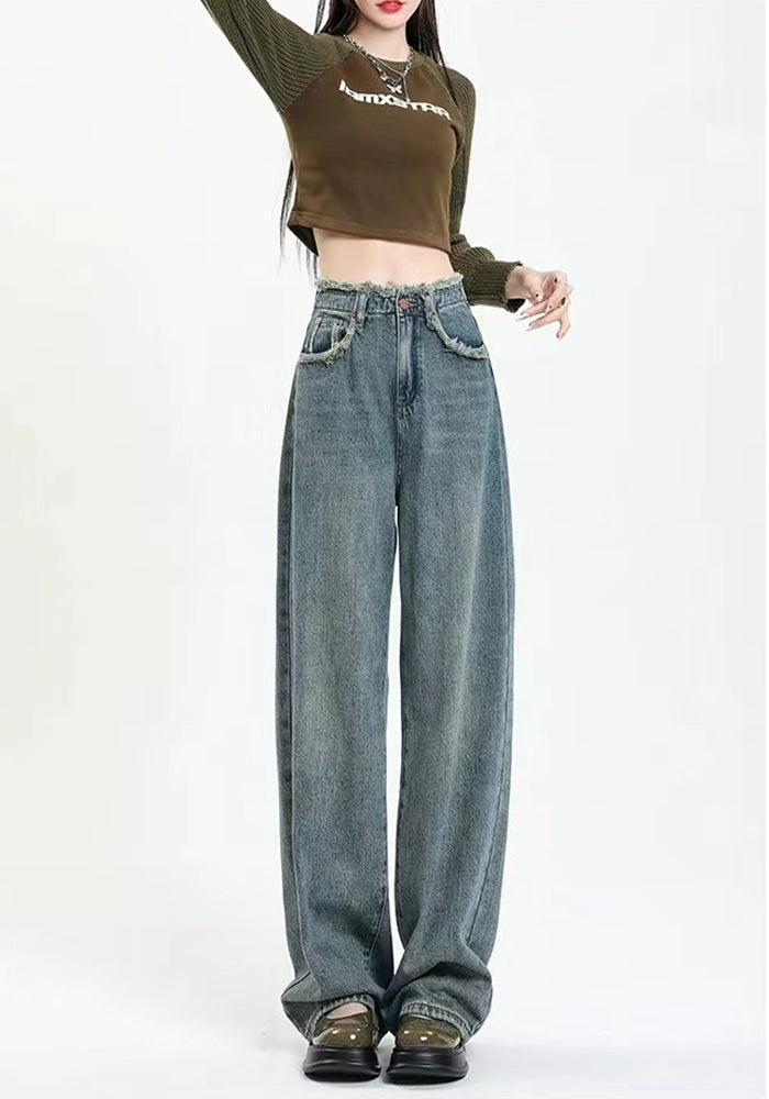 vintage straight jeans