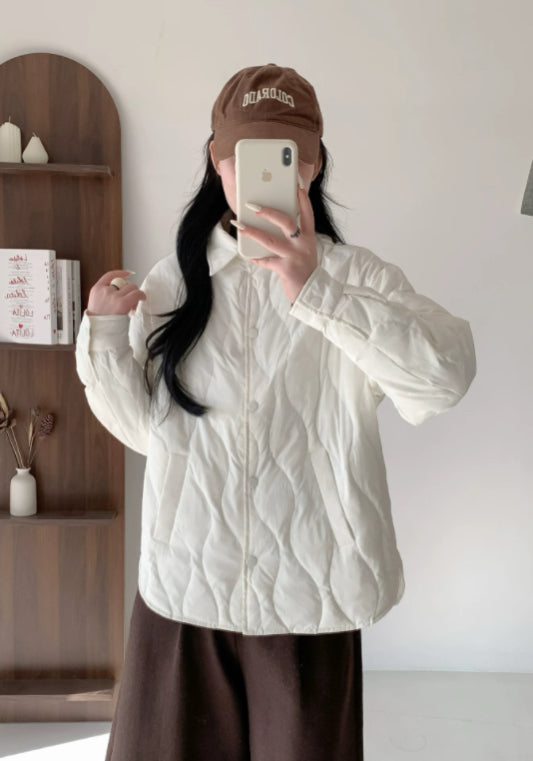 寬鬆薄羽絨