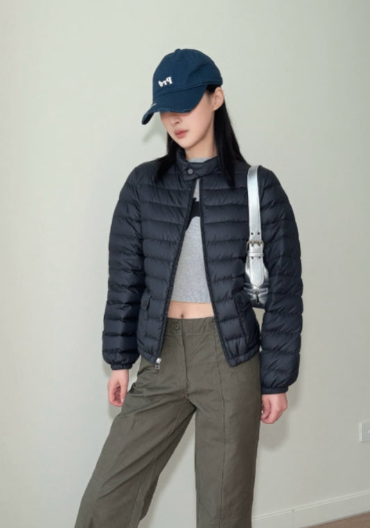 簡約薄羽絨服
