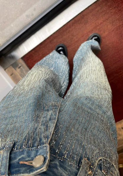 亮鑽牛仔褲