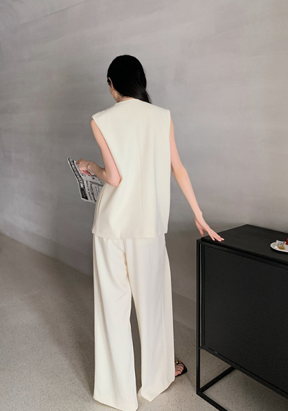 simple vest suit