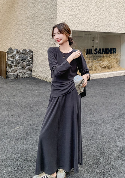 Dark gray casual suit