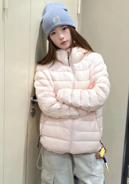 韓系連帽羽絨服