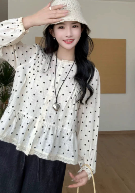 波點襯衫