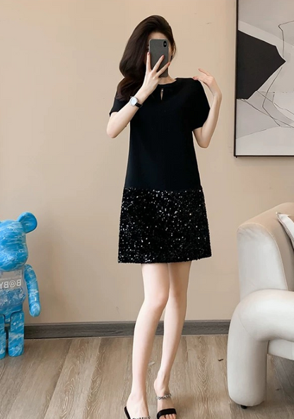 小香風亮片連身裙