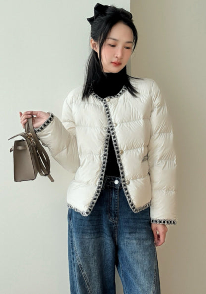 Chanel-style down jacket