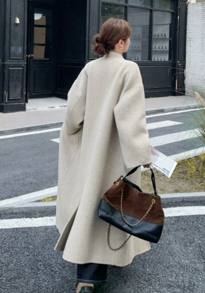 off-white wool coat