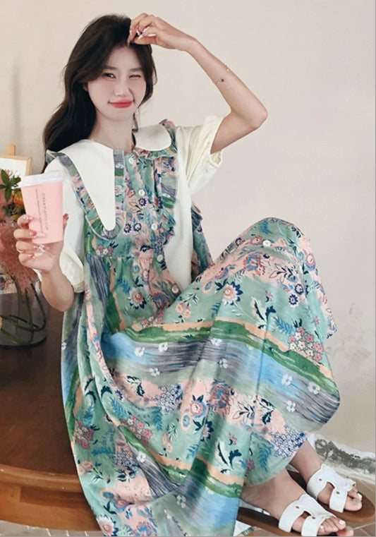 藝術油畫裙