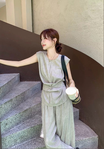 收腰馬甲套裝