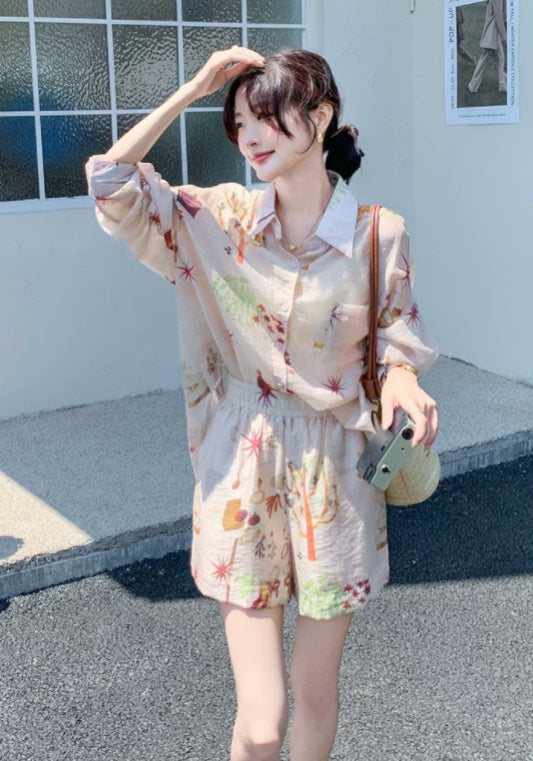 粉色度假套裝
