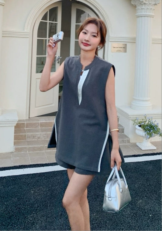 簡約馬甲套裝