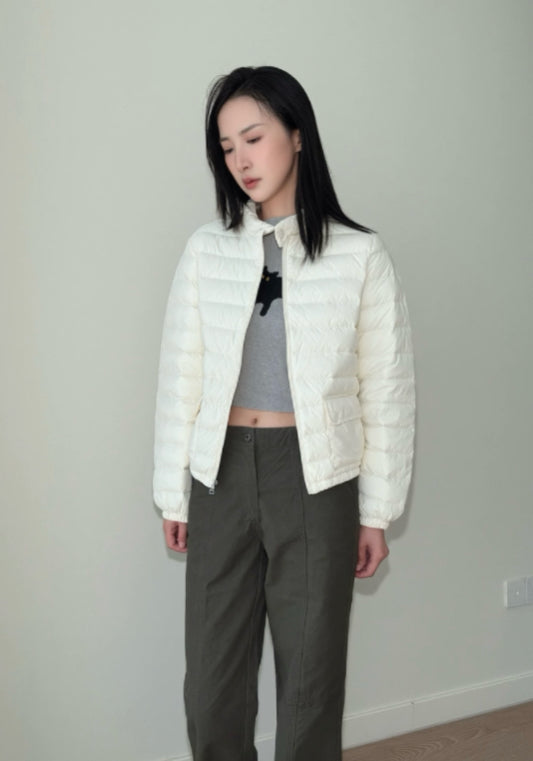 簡約薄羽絨服