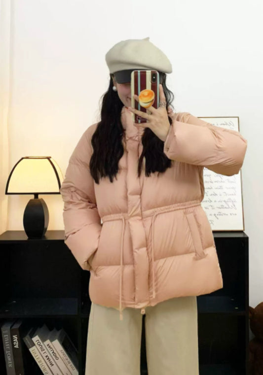 短款收腰羽絨服
