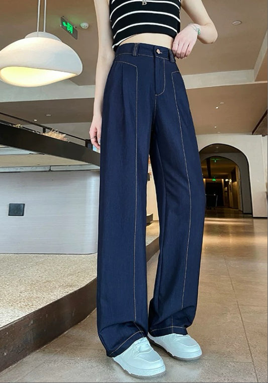 直筒牛仔褲