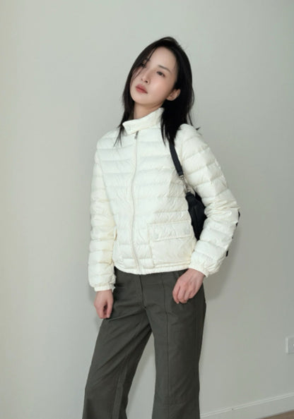 簡約薄羽絨服