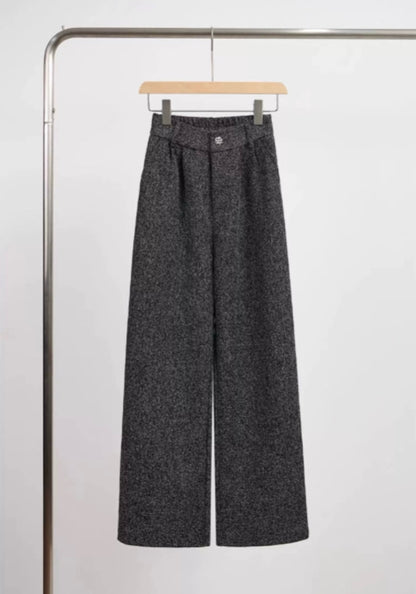 高級灰小香風套裝