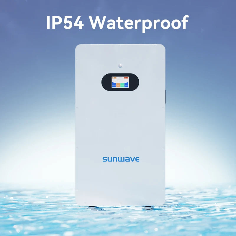 Sunwave Deep Cycle 8000 51.2V 314Ah 16kWh LiFePO4 Battery Home Energy Storage Powerwall LFP Battery with WiFi
