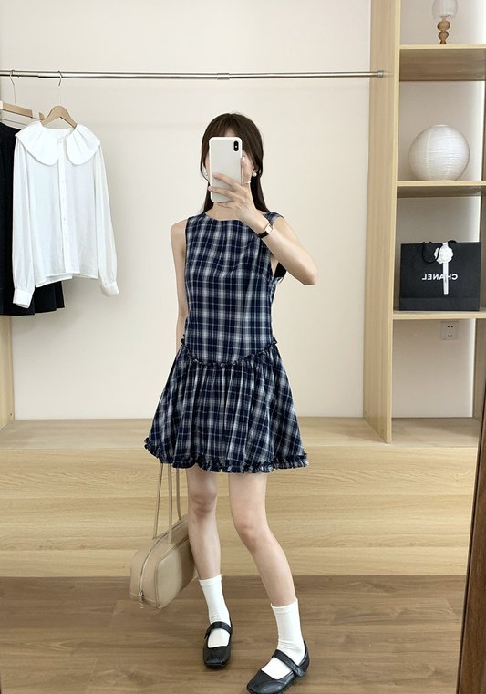 韓系藍個仔裙