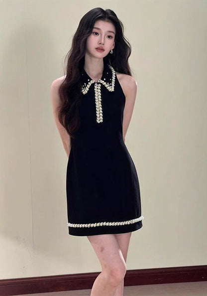小香風釘珠裙