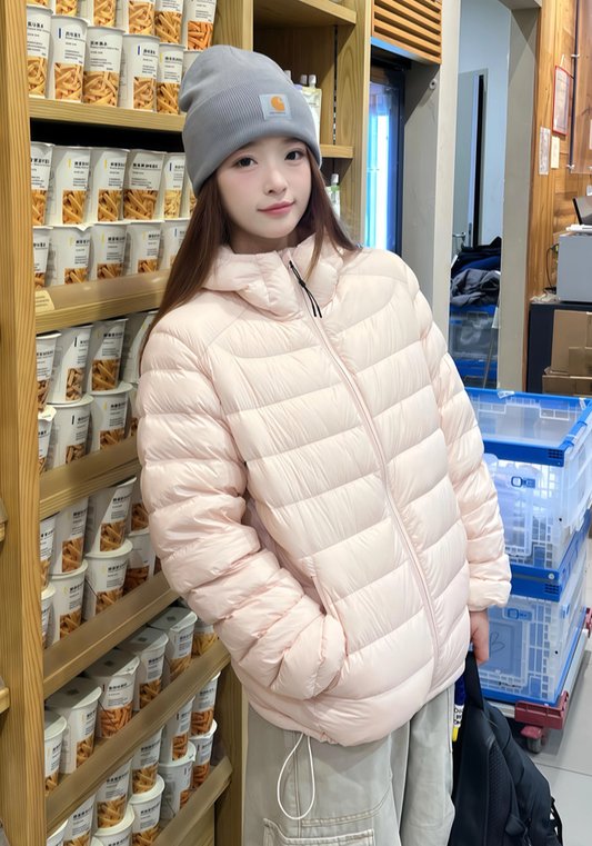 韓系連帽羽絨服
