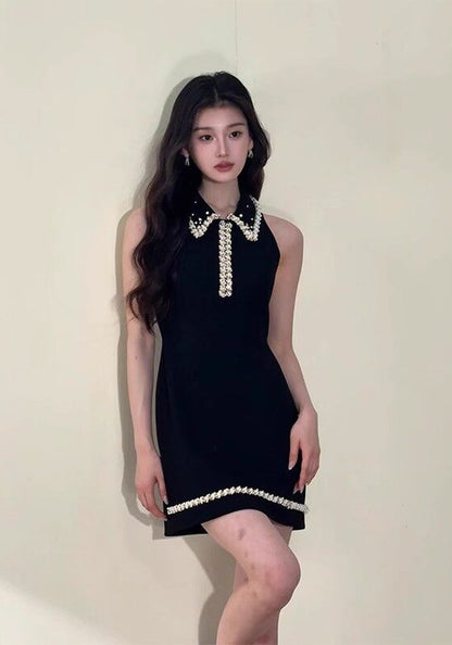 小香風釘珠裙