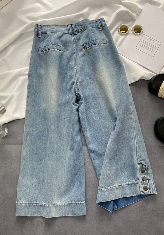 牛仔七分褲