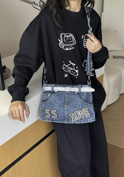 設計款牛仔袋